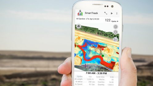 Improve production control with drones, tracks and phones